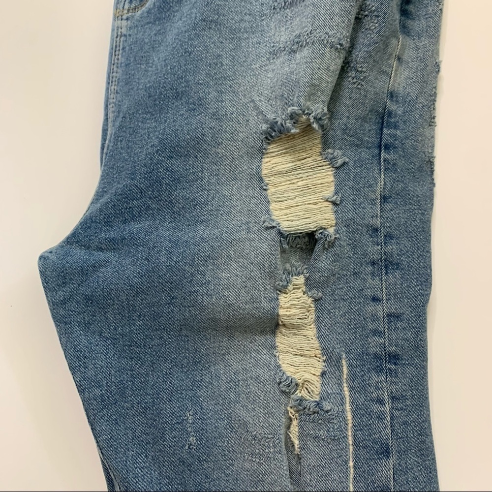 ASOS Design Factory Destroyed Super High Rise Jean - Picture 10 of 14